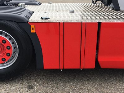 NGS Scania twin stear combined hydraulic fuel tank